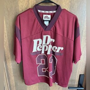 Dr Pepper Women's Burgundy Jersey Top